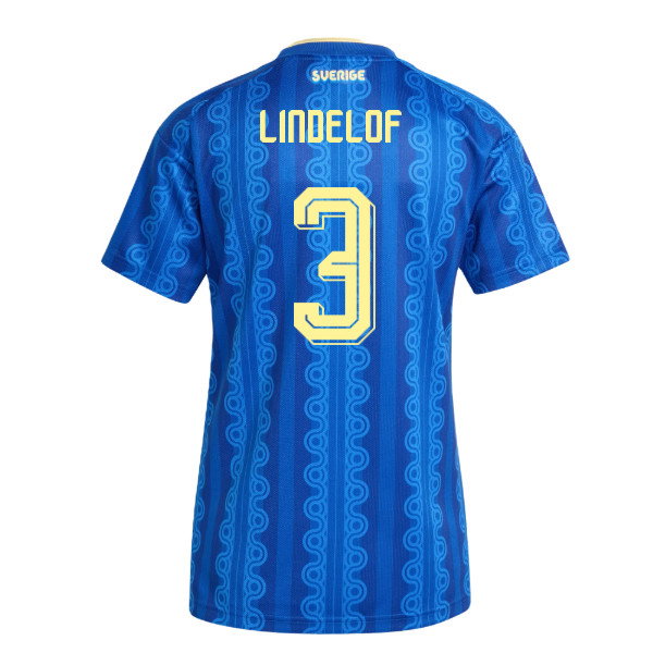 2026-2027 Sweden Away Shirt (Womens) (Lindelof 3)-SoccerKits Hub | Buy Soccer Jerseys Online